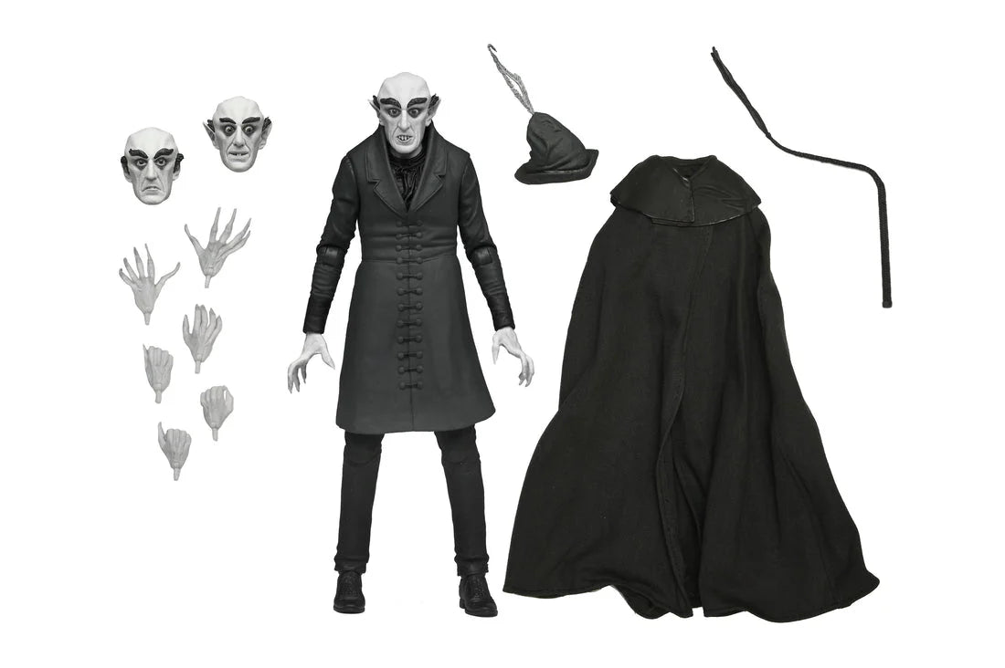NECA Nosferatu (1922) – Count Orlok 7″ Scale Ultimate Action Figure (B/W)