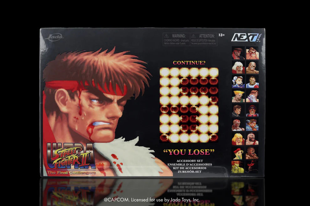 Street Fighter 2 You Lose Accessory Face Pack SDCC26 Exclusive Limited