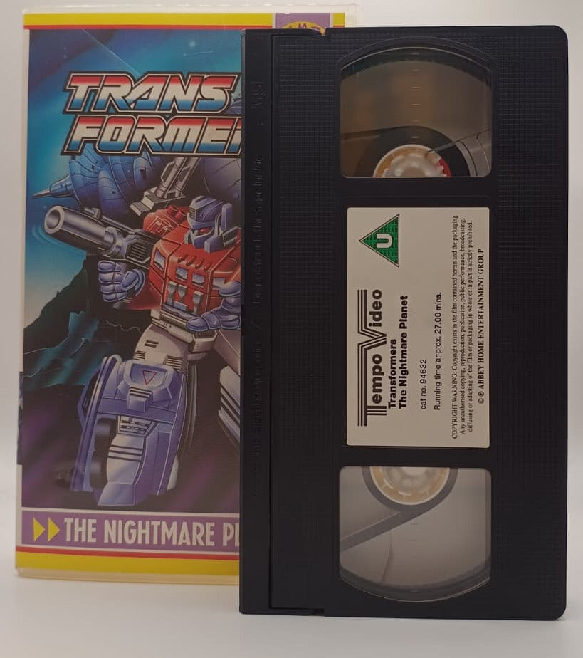 Transformers The Nightmare Planet VHS 1991