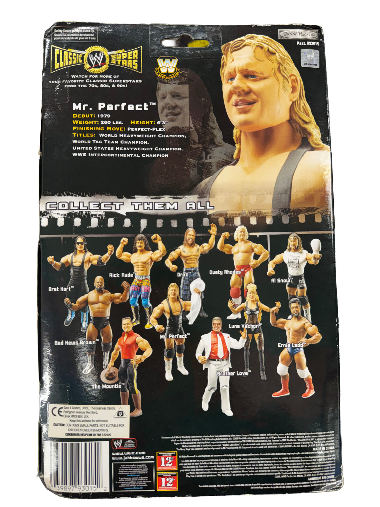 WWE Wrestling Classic Superstars Series 13 Mr. Perfect Action Figure Jakks Pacific