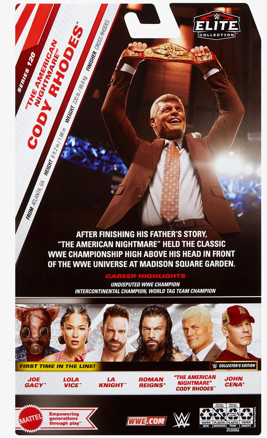 "The American Nightmare" Cody Rhodes WWE Elite Collection Series #120