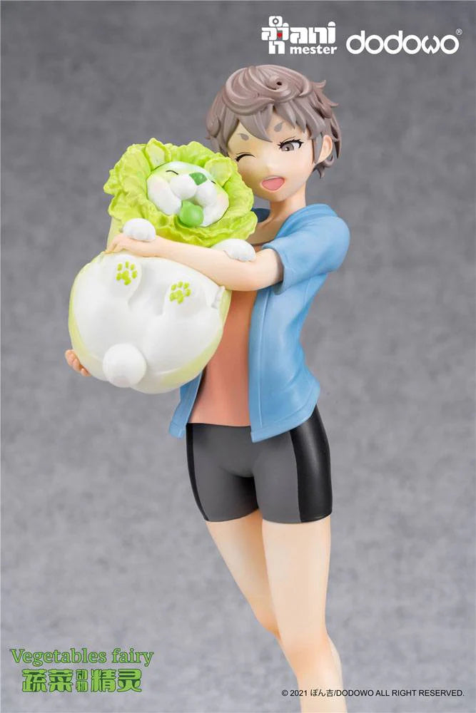 Original Character Statue 1/7 Vegetable Fairies Sai and Cabbage Dog 25cm