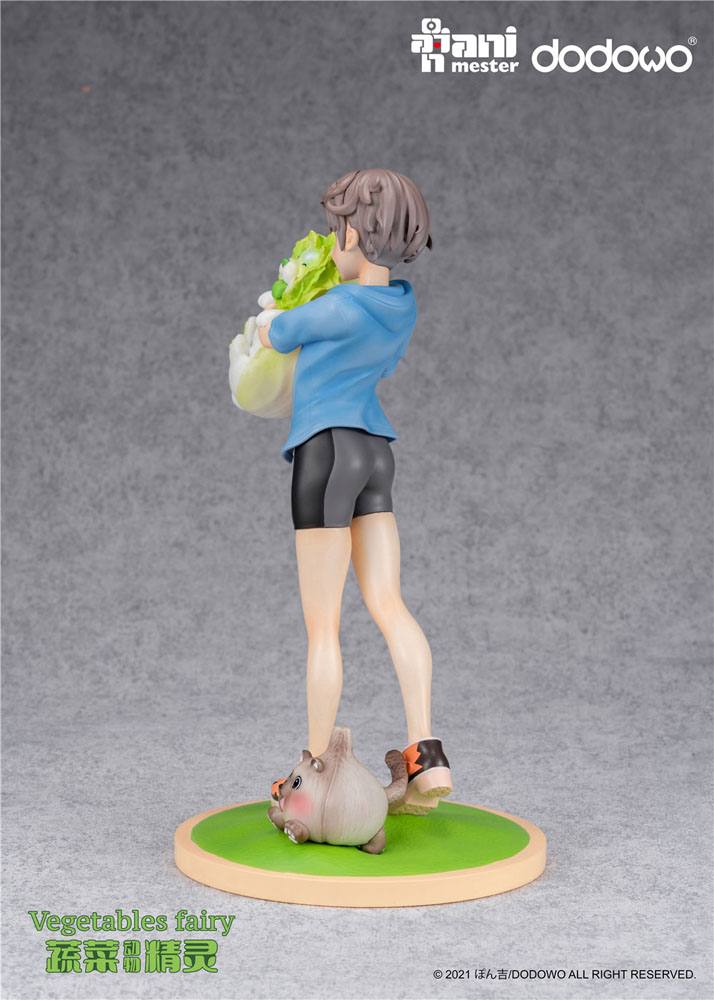 Original Character Statue 1/7 Vegetable Fairies Sai and Cabbage Dog 25cm