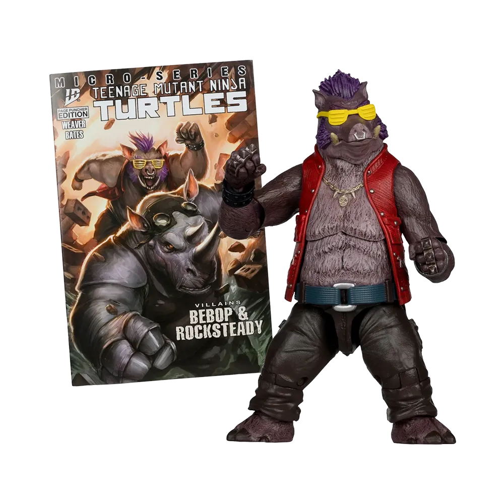 Teenage Mutant Ninja Turtles: Page Punchers Action Figure With Comic: Bebop