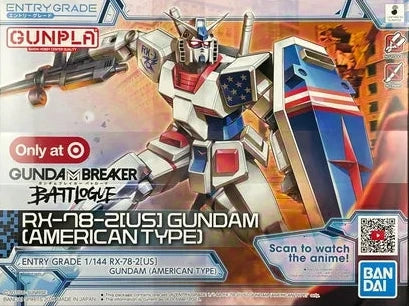 RX-78-2 Gundam US American Type Entry Grade 1/144 Target Exclusive Model