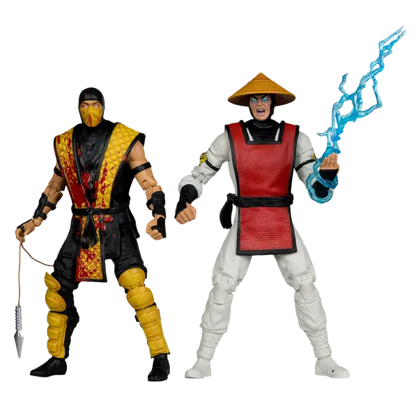 Mortal Kombat: Action Figure 2-Pack: Scorpion Vs. Raiden (Klassics)