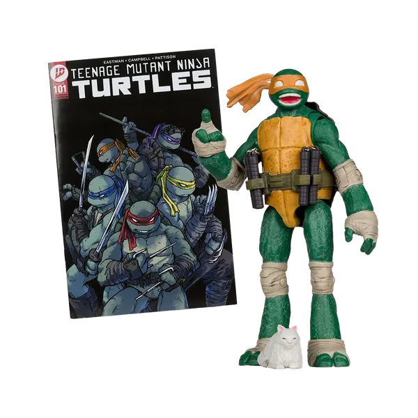 Teenage Mutant Ninja Turtles: Page Punchers Action Figure With Comic: Michelangelo