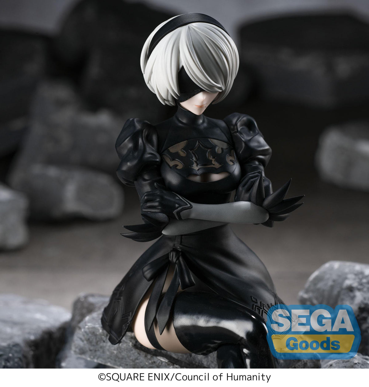 NieR:Automata Ver1.1a PM Perching PVC Statue 2B