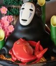 Spirited Away Diorama No Face Golden bucket & bamboos