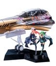 Macross Frontier Plastic Model Kit PLAMAX MF-98: minimum factory Fighter Nose Collection YF-29 GALAXY SET 34 cm