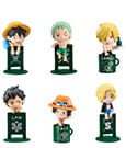 One Piece Ochatomo Series Trading Figure Pirates´ Vacance 4 cm Assortment (8)
