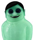 Dandadan Occultic Sofubi Collection Vinyl Figure Alien Serpo Luminous Ver. 15 cm