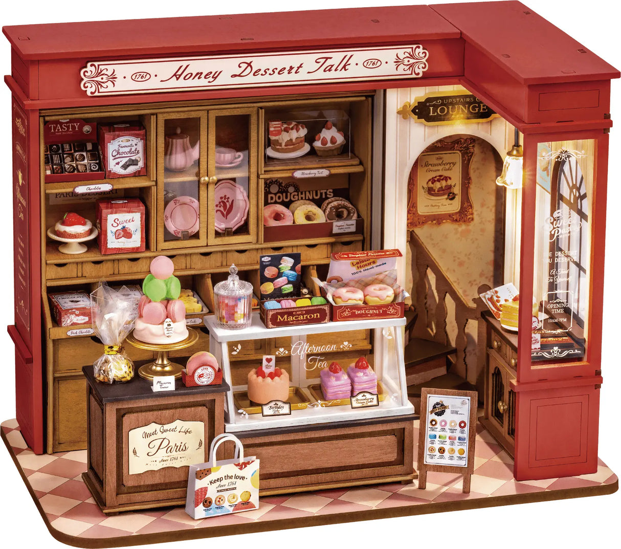 Miniature House Honey Dessert Talk