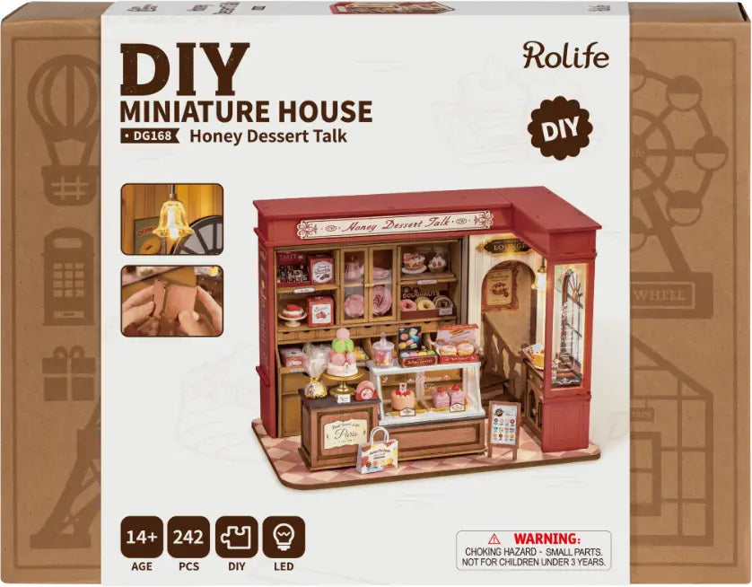 Miniature House Honey Dessert Talk