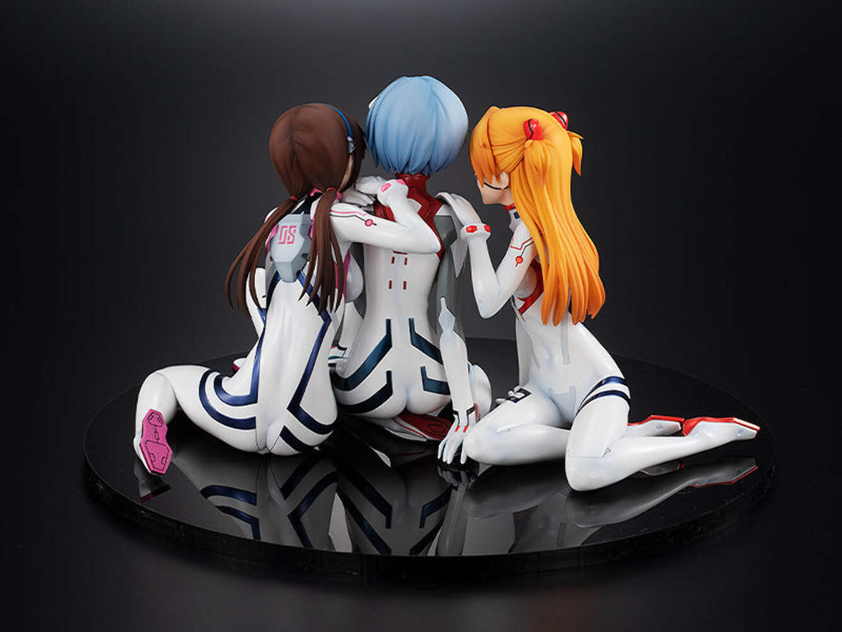Evangelion: 3.0+1.0 Thrice Upon a Time Asuka/Rei/Mari NewType Cover Version 1:8 Scale Statue Set of 3