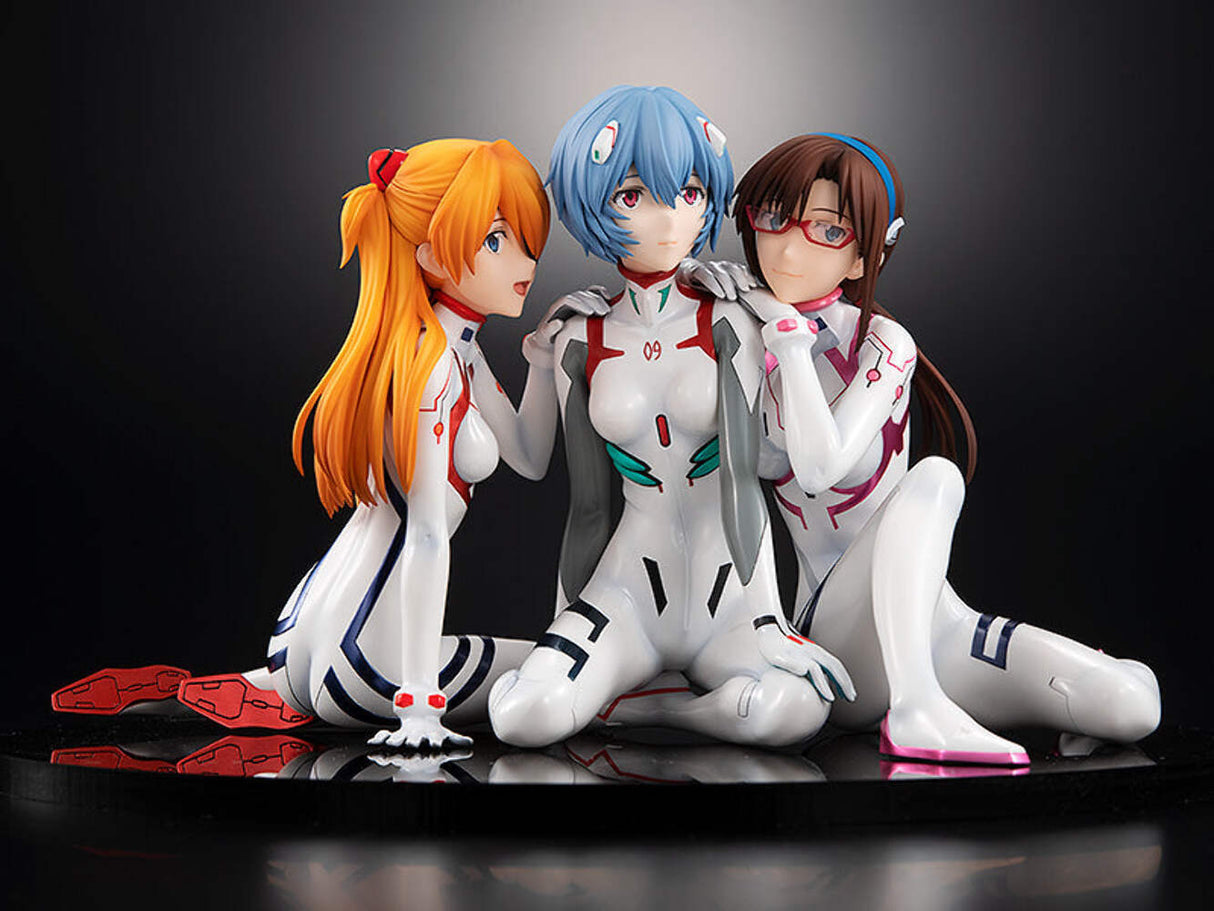 Evangelion: 3.0+1.0 Thrice Upon a Time Asuka/Rei/Mari NewType Cover Version 1:8 Scale Statue Set of 3