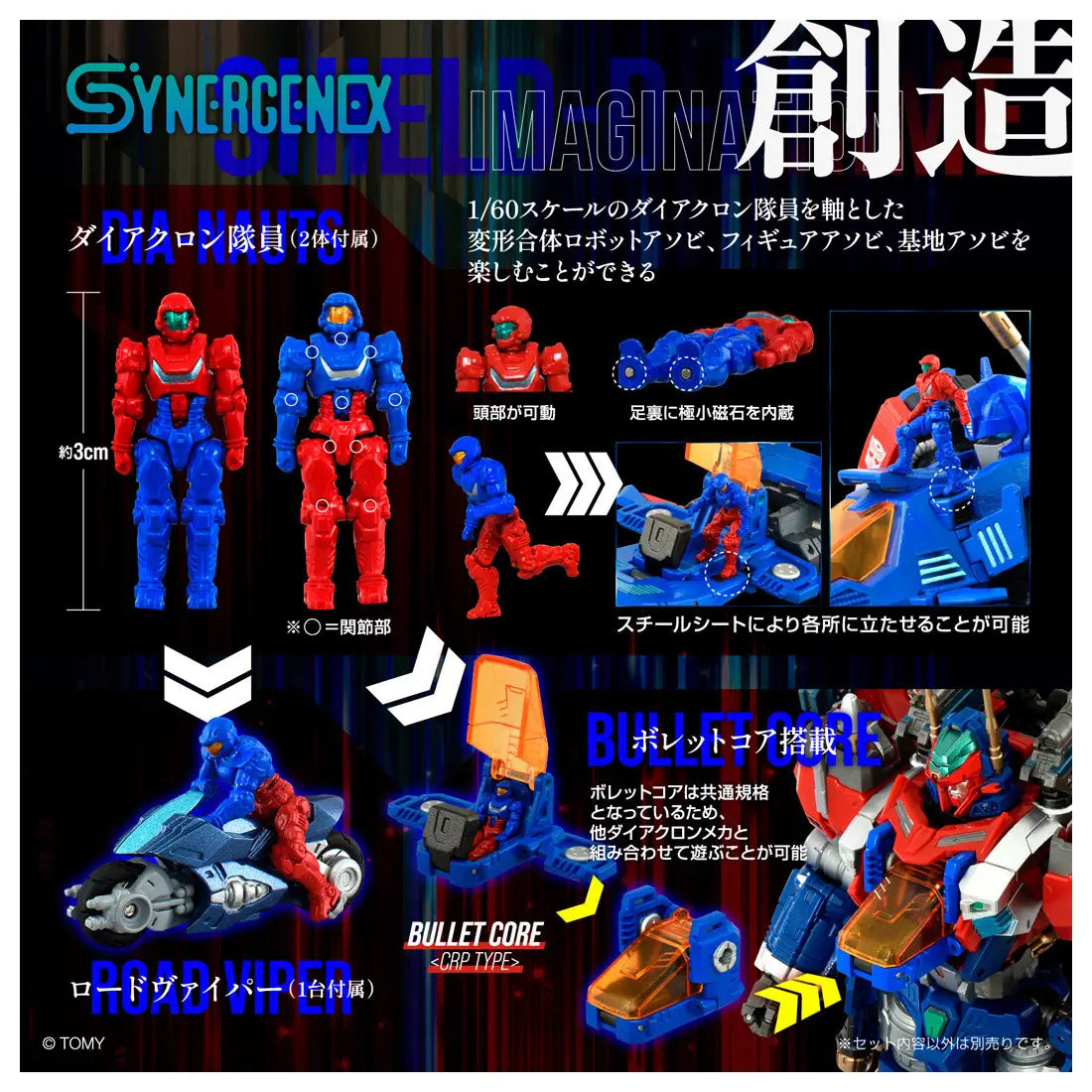 Transformers x Zoids x Diaclone T-Spark Shield D Prime