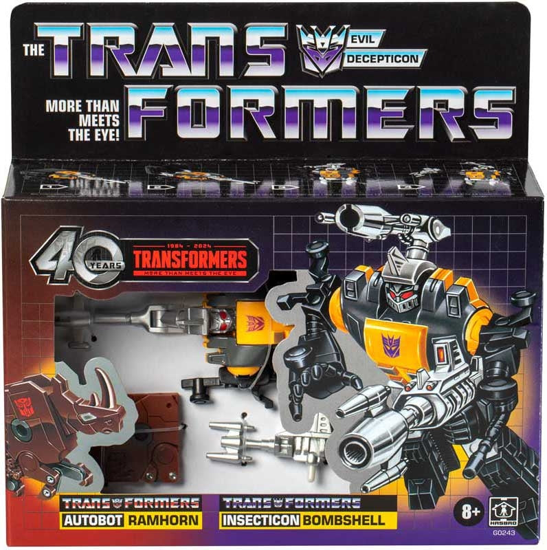 Transformers Retro 40th Anniversary G1 Bombshell & Ramhorn