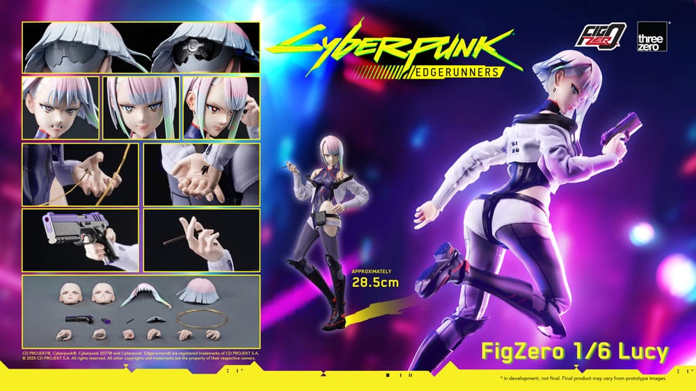 Cyberpunk: Edgerunners FigZero Action Figure 1/6 Lucy 29 cm