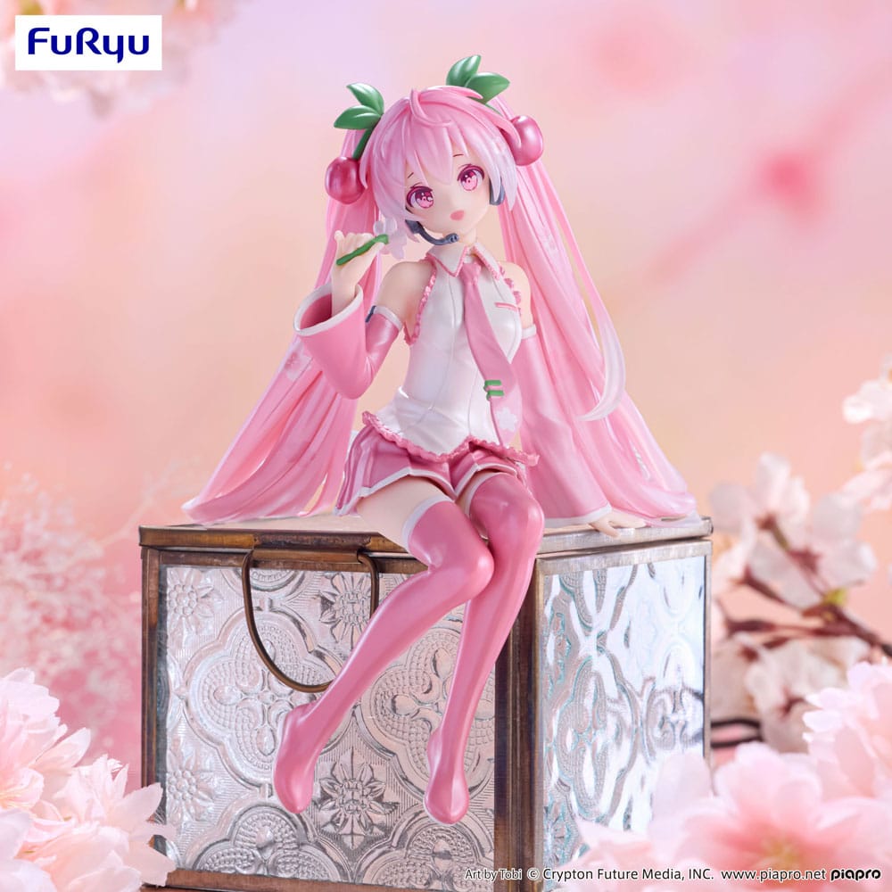 Hatsune Miku: Noodle Stopper PVC Statue: Sakura Miku (2024 Pearl Color Version)