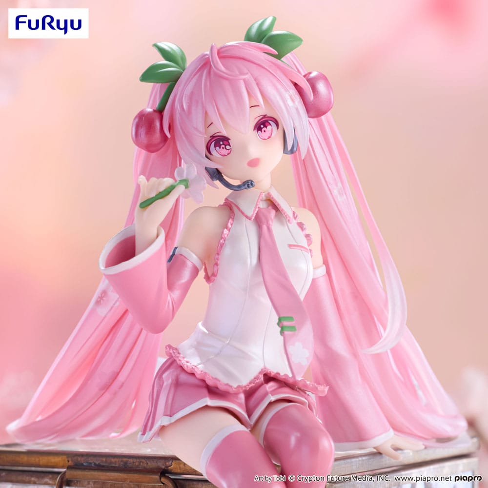 Hatsune Miku: Noodle Stopper PVC Statue: Sakura Miku (2024 Pearl Color Version)