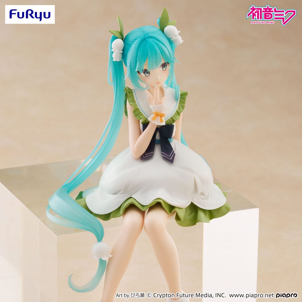 Hatsune Miku Noodle Stopper PVC Statue Flower Fairy Lily of the Valley 14 cm