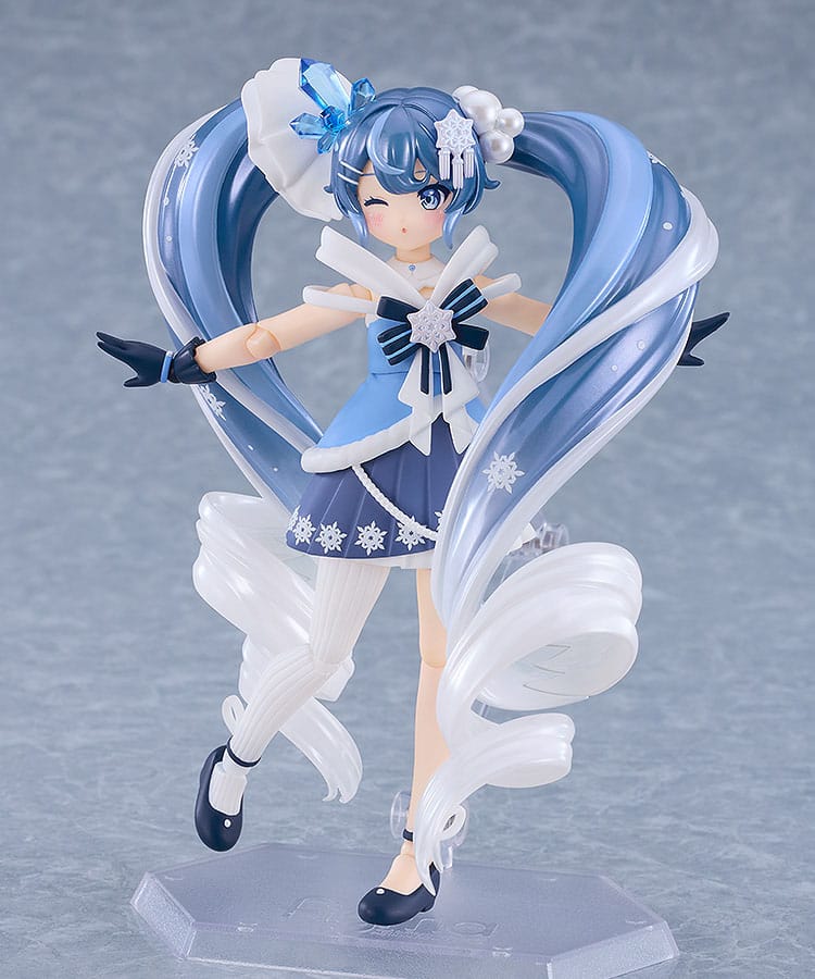 Character Vocal Series 01: Hatsune Miku Figma Action Figure Snow Miku: Crystal Snow Ver. 13 cm
