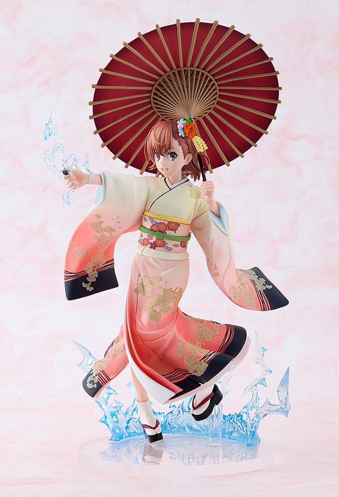 A Certain Scientific Railgun T Statue 1/7 Mikoto Misaka Furisode Kimono Ver. 28 cm
