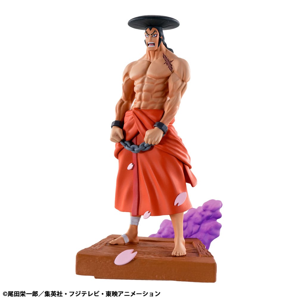 One Piece Petitrama PVC Mini Statue Logbox Re Birth Wano Kuni Vol. 1 Set 9 cm