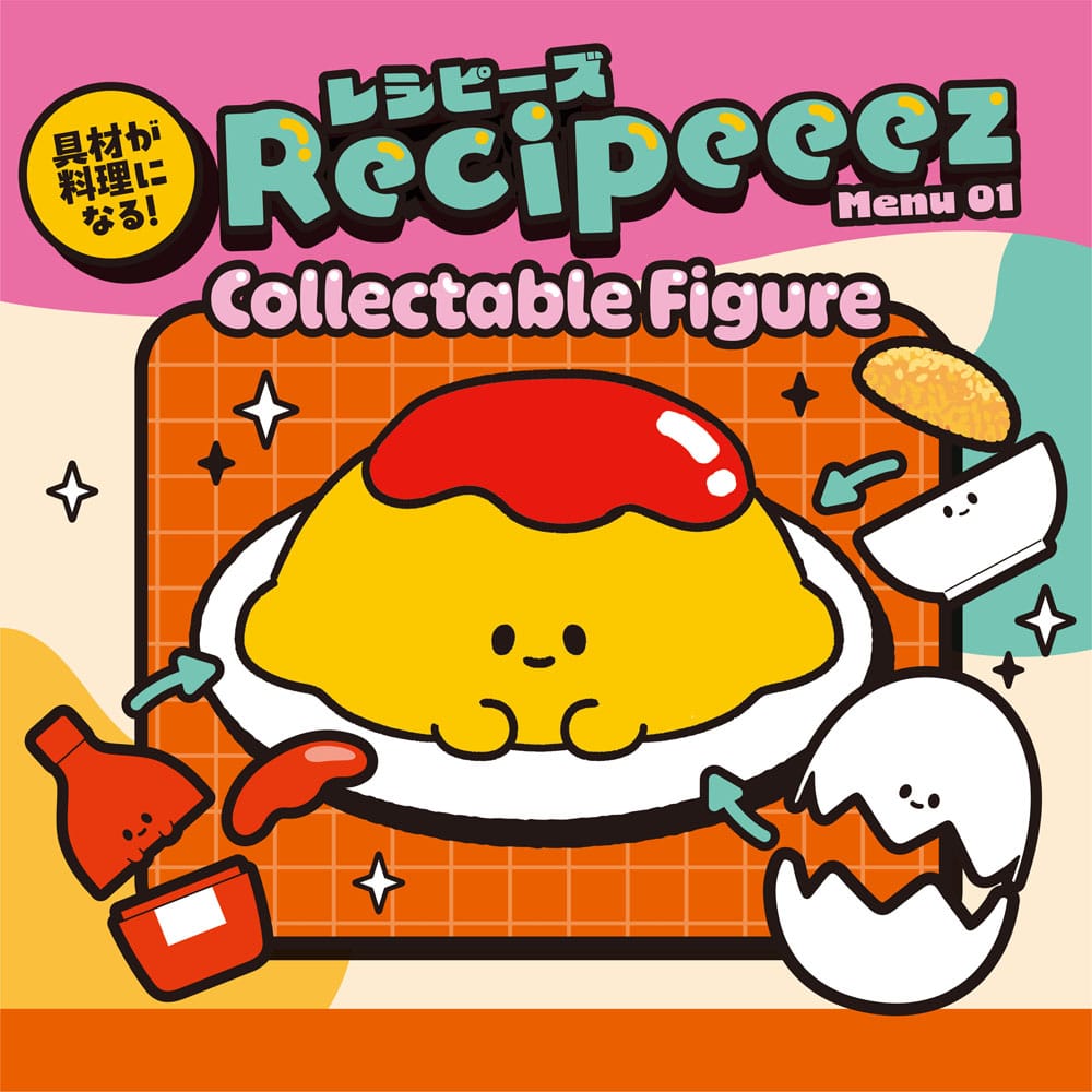 Recipeeez Mini Figure Menu 01 3 cm Assortment (4)