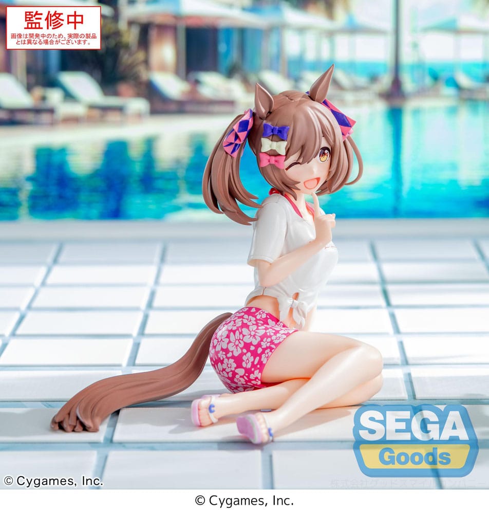 Uma Musume Pretty Derby Yumemirize PVC Statue Smart Falcon Gaze on Me! 14 cm