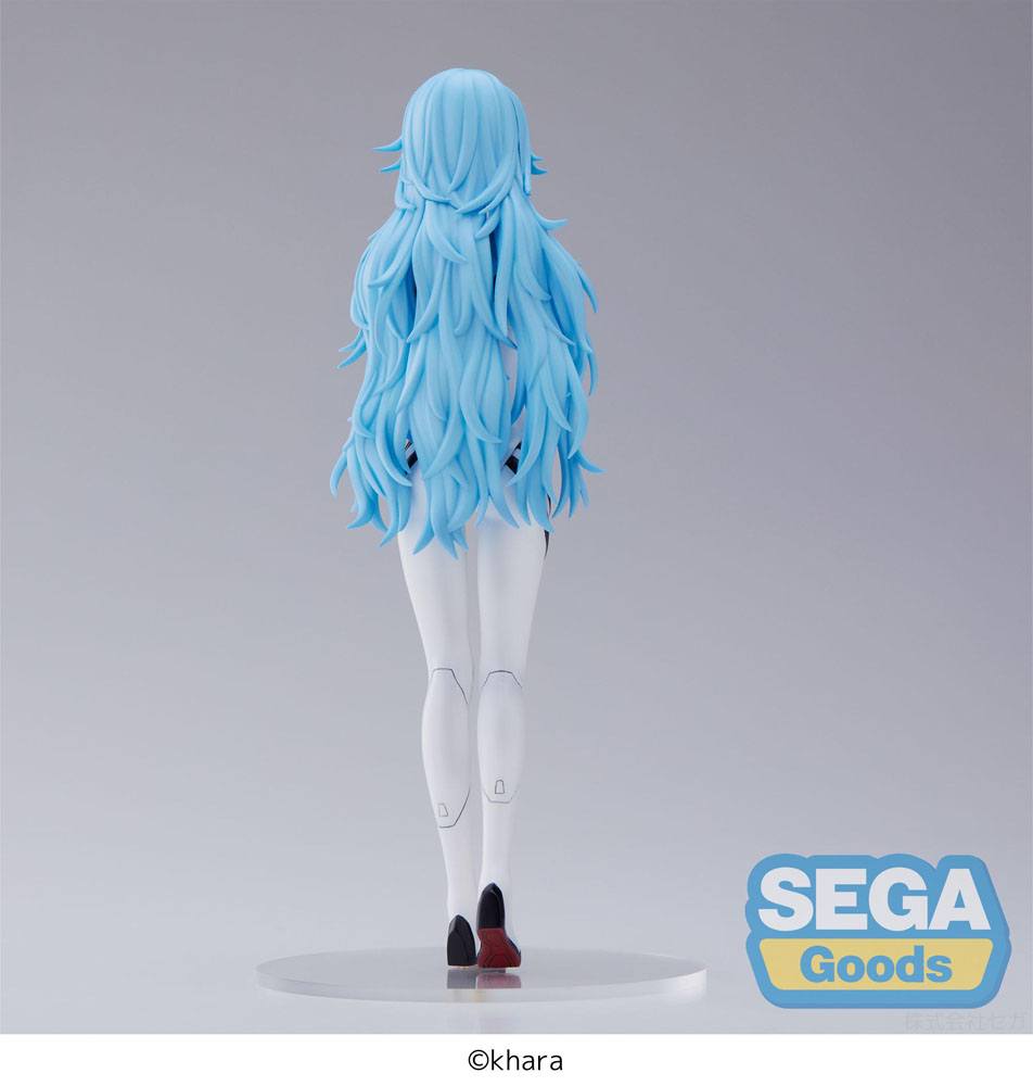 Evangelion: 3.0+1.0 Thrice Upon a Time SPM PVC Statue Rei Ayanami Long Hair Ver. 21 cm