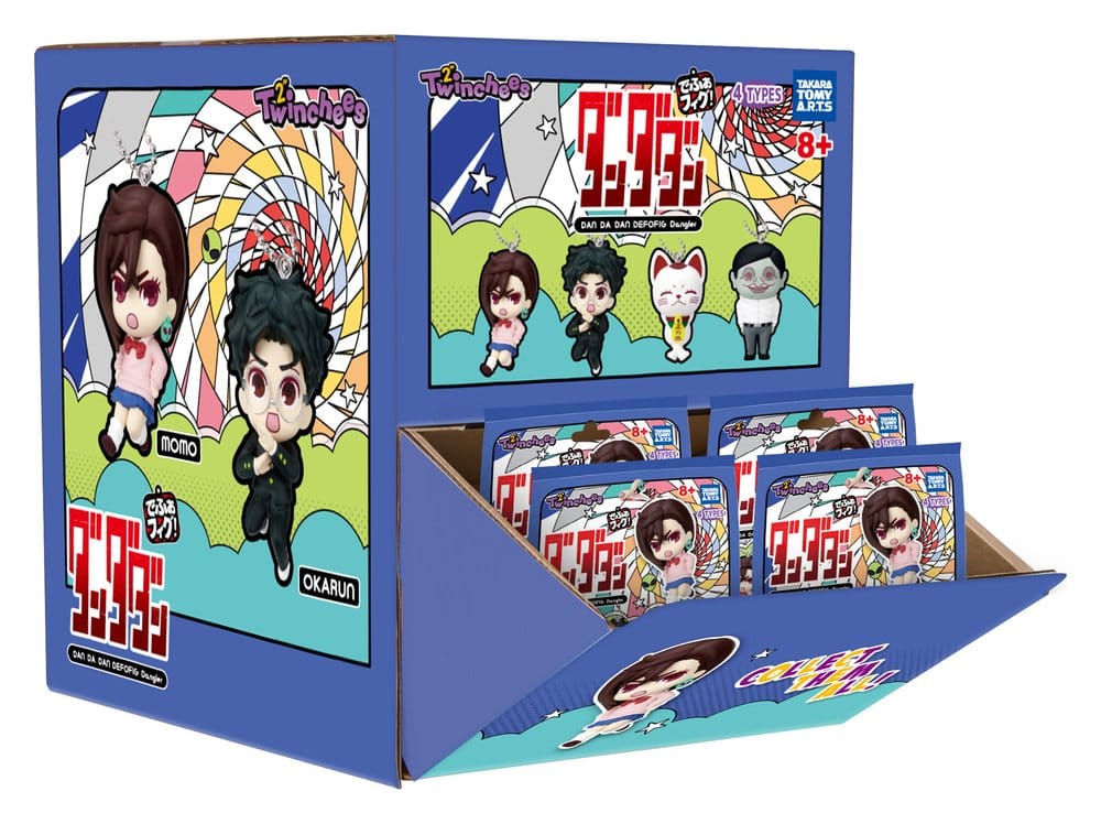 Dandadan Twinchees Dangler Mini Figures Defofig! 5 cm Blind Pack Display (24)