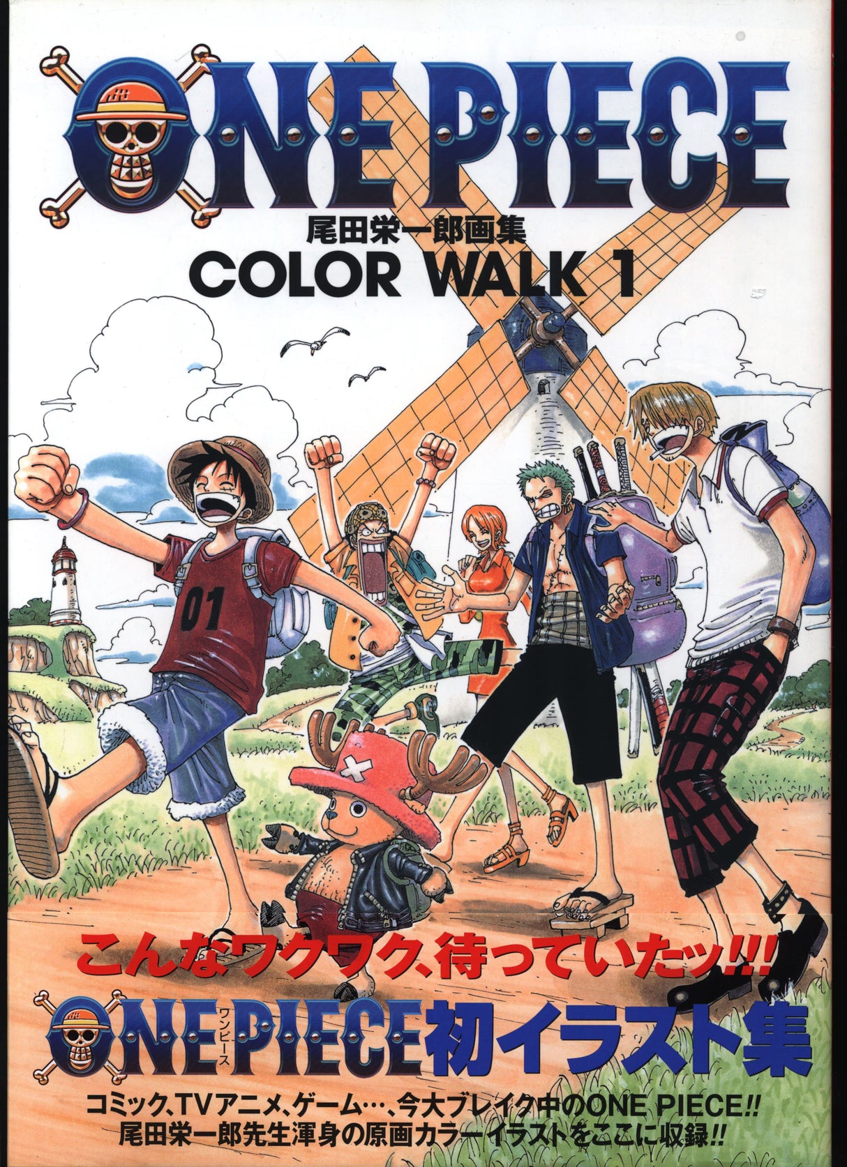 Jump Comics DX ONE PIECE COLOR WALK 1 First Edition