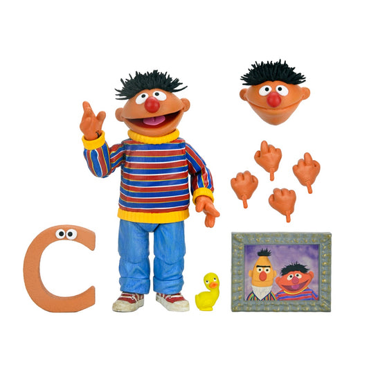 Sesame Street Ernie 7" Scale Ultimate Action Figure