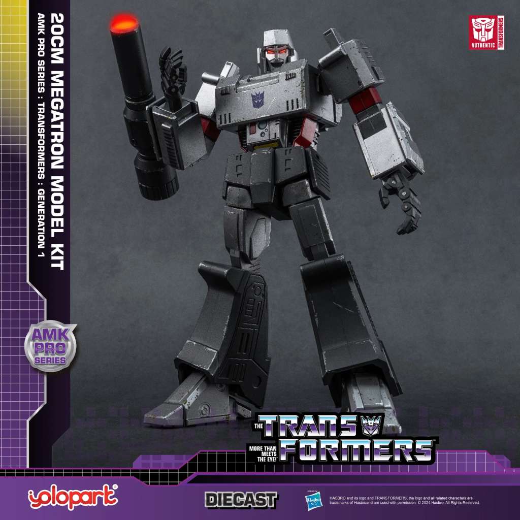 Transformers Yolopart Die Cast Megatron AMK Pro: 20cm Model Kit