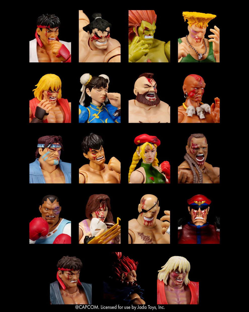 Street Fighter 2 You Lose Accessory Face Pack SDCC26 Exclusive Limited
