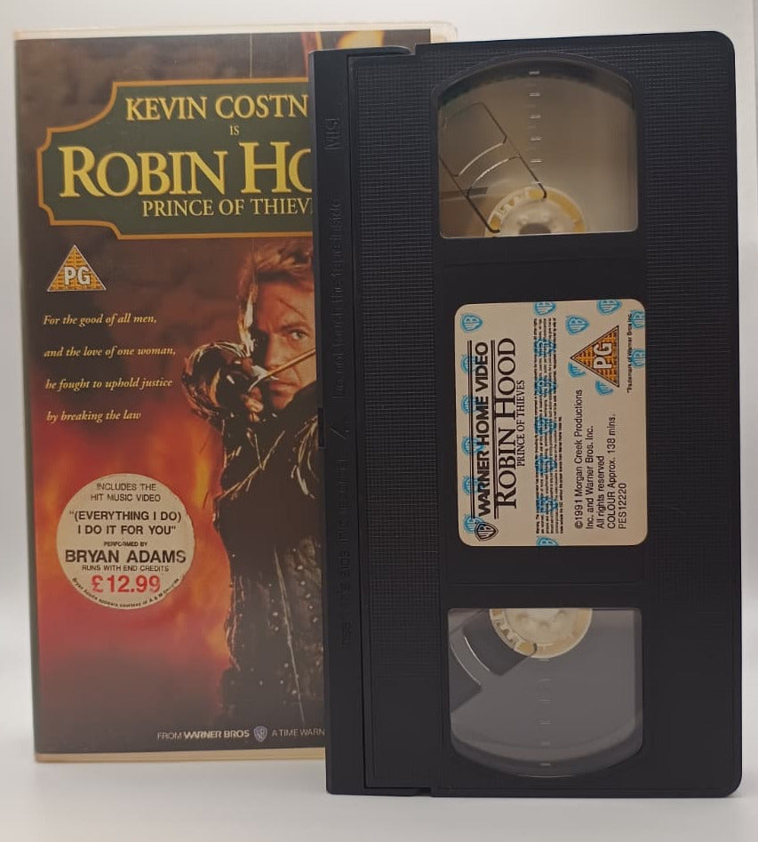 Robin Hood Prince Of Thieves VHS
