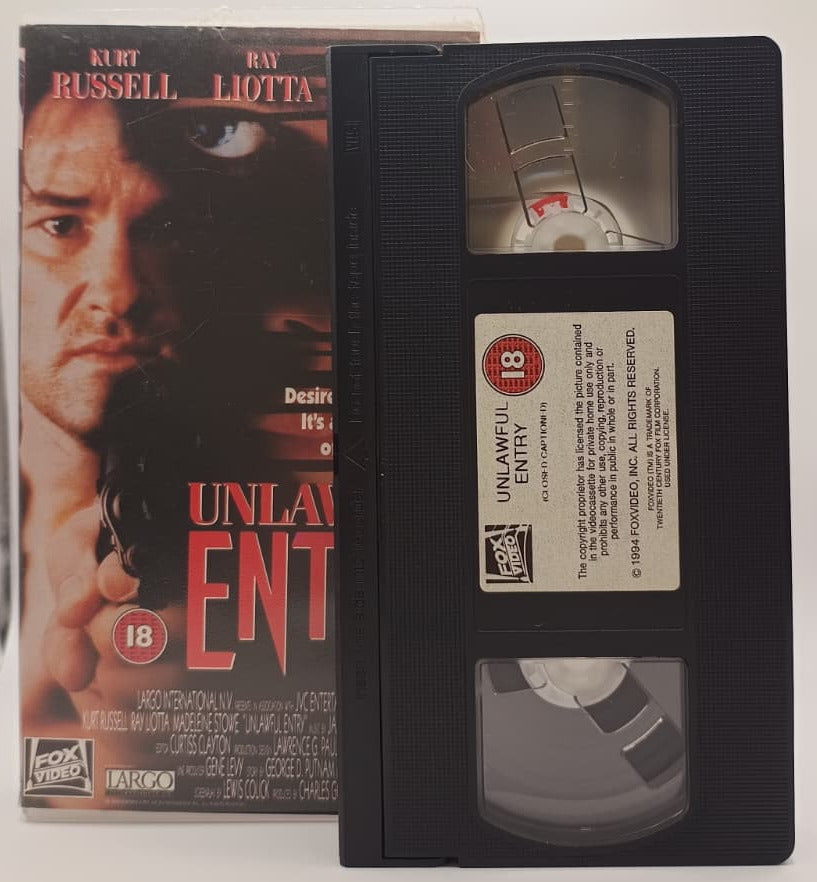Unlawful Entry VHS