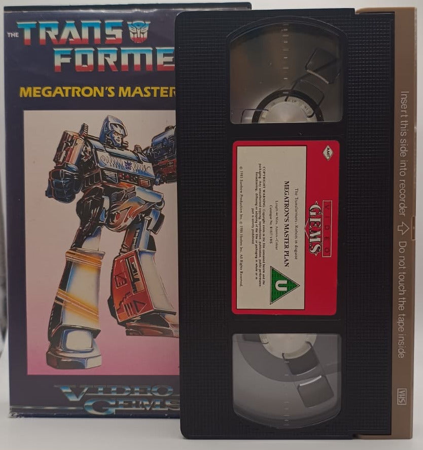 Transformers Megatron's Master Plan VHS Tape 1985