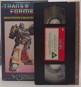 Transformers Megatron's Master Plan VHS Tape 1985