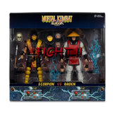 Mortal Kombat: Action Figure 2-Pack: Scorpion Vs. Raiden (Klassics)