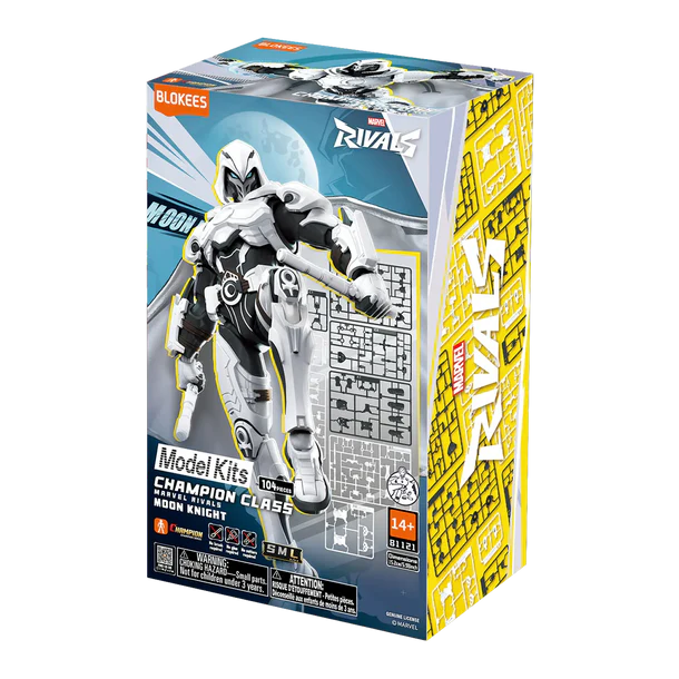 Marvel Rivals Champion Class 10 Moon Knight Model Kits | Blokees