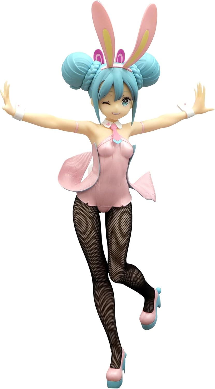 Hatsune Miku: Bicute Bunnies PVC Statue: Hatsune Miku (Wink Pearl Pink Version)