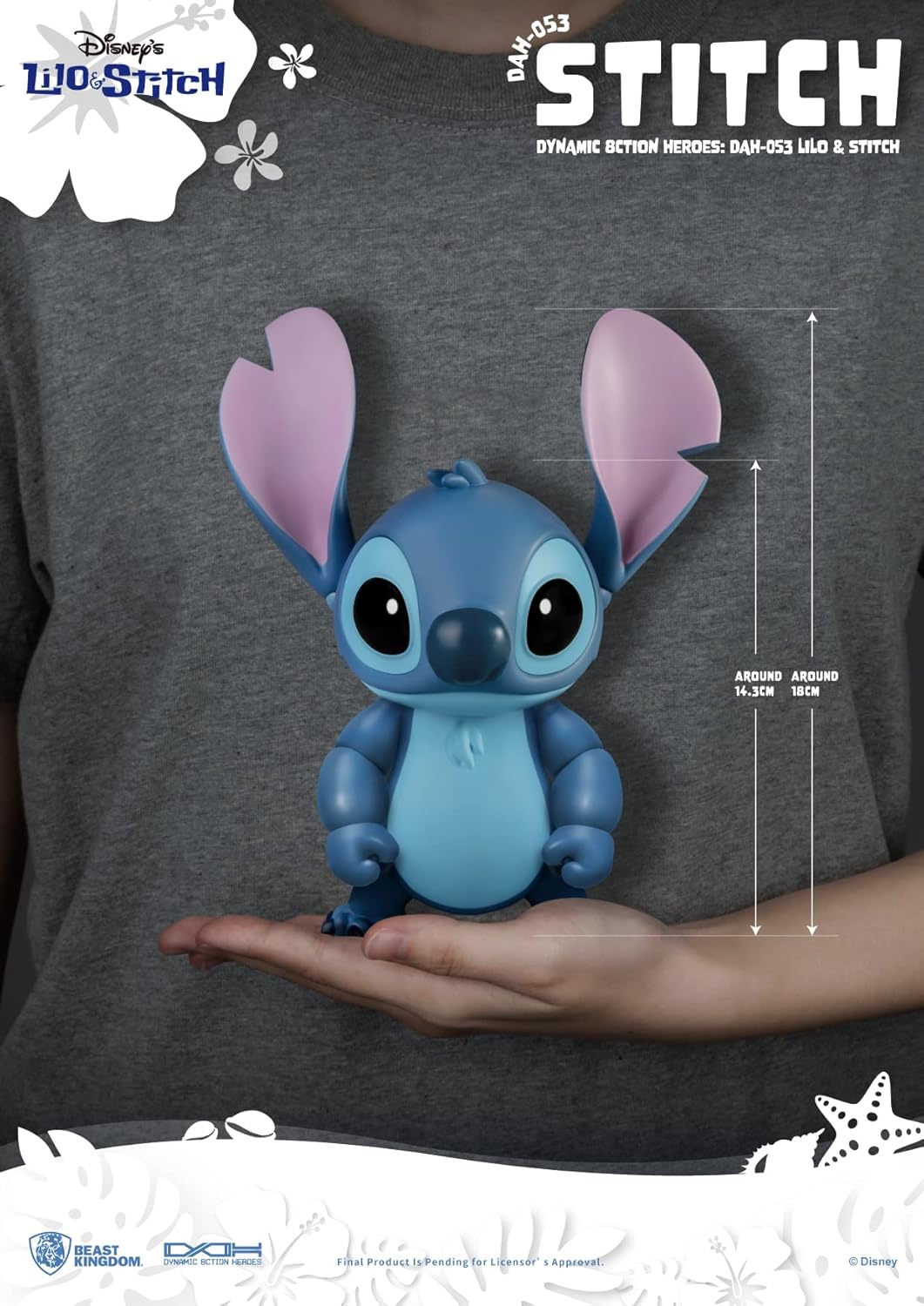 Lilo & Stitch Stitch DAH-053 Dynamic 8-Ction Heroes Action Figure