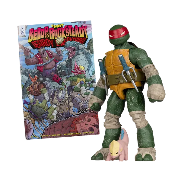 Teenage Mutant Ninja Turtles: Page Punchers Action Figure With Comic: Raphael