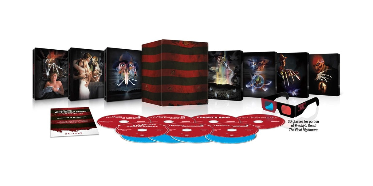 A Nightmare on Elm Street 7-film Limited Edition 4K Ultra HD Steelbook Collection