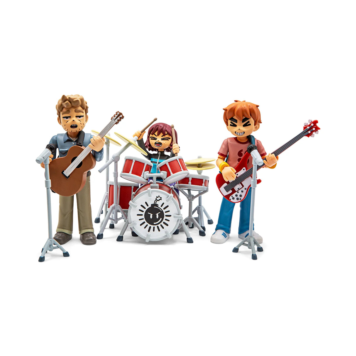 Scott Pilgrim Wave 3 Collectible Figures Sex Bob-Omb (3-Pack)