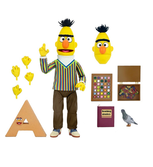 Sesame Street Bert 7" Scale Ultimate Action Figure