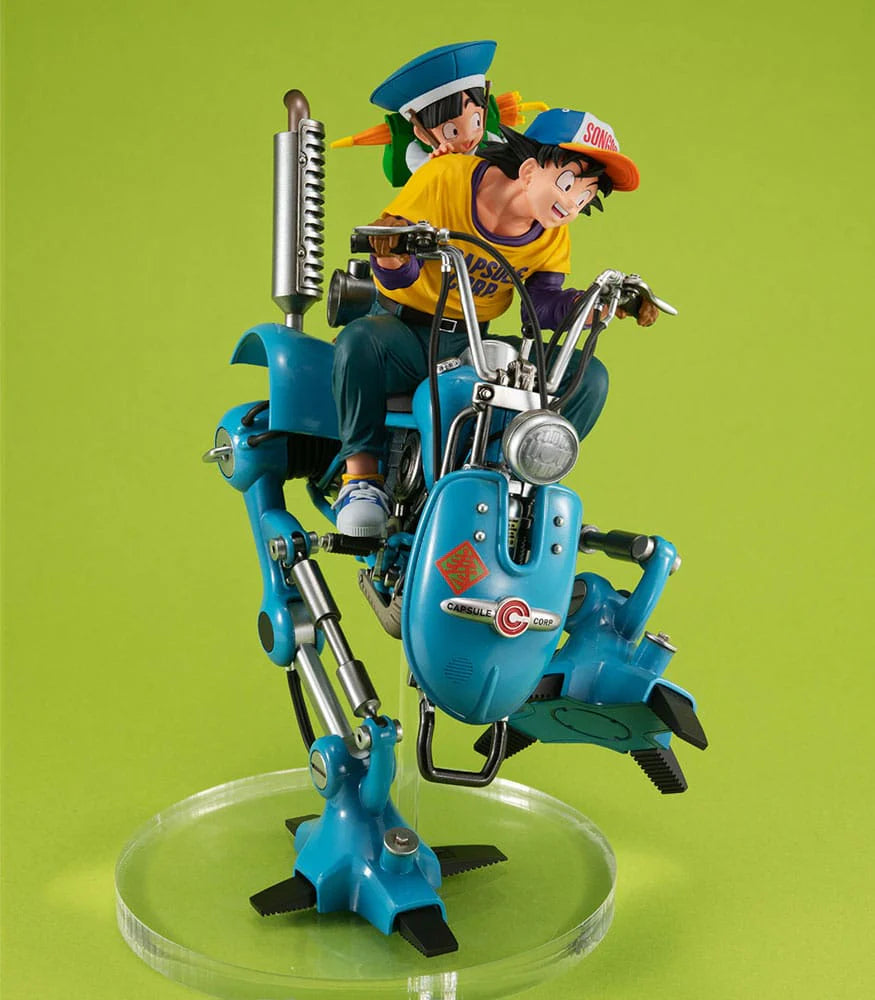 Dragon Ball Z Desktop Real McCoy EX PVC Diorama Son Goku & Son Gohan & Robot with Two Legs 20cm